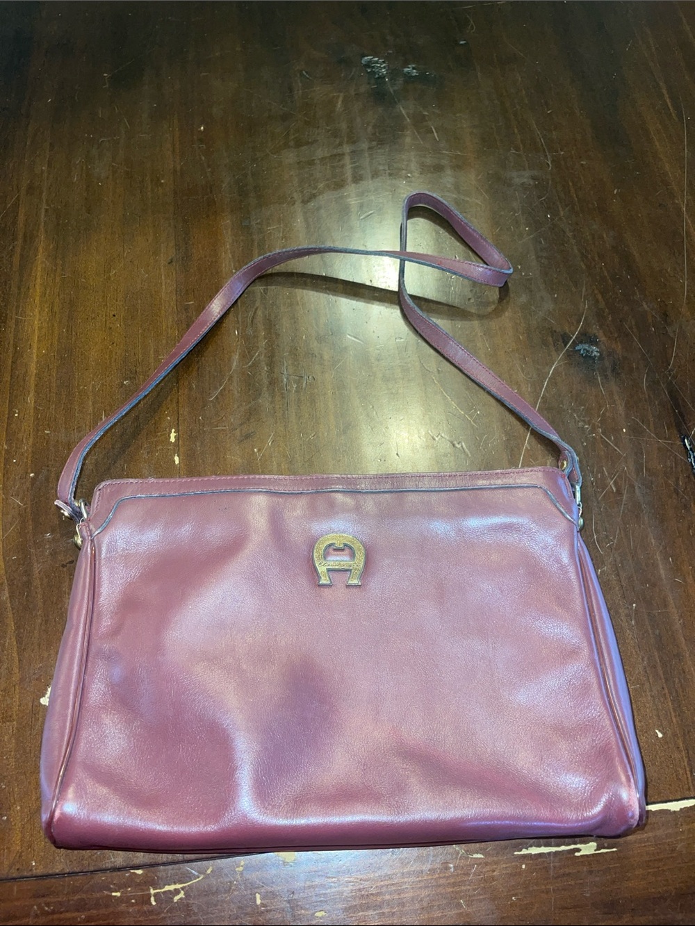 Leather Crossbody/Clutch Purse